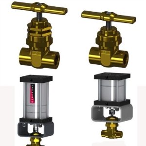 High pressure gas control valve
