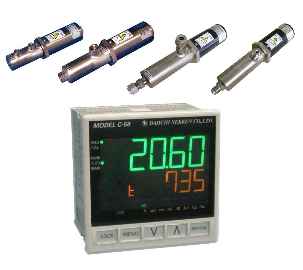 Zirconia Sensing Oxygen Sensor TB-IIF series + Control unit C-58